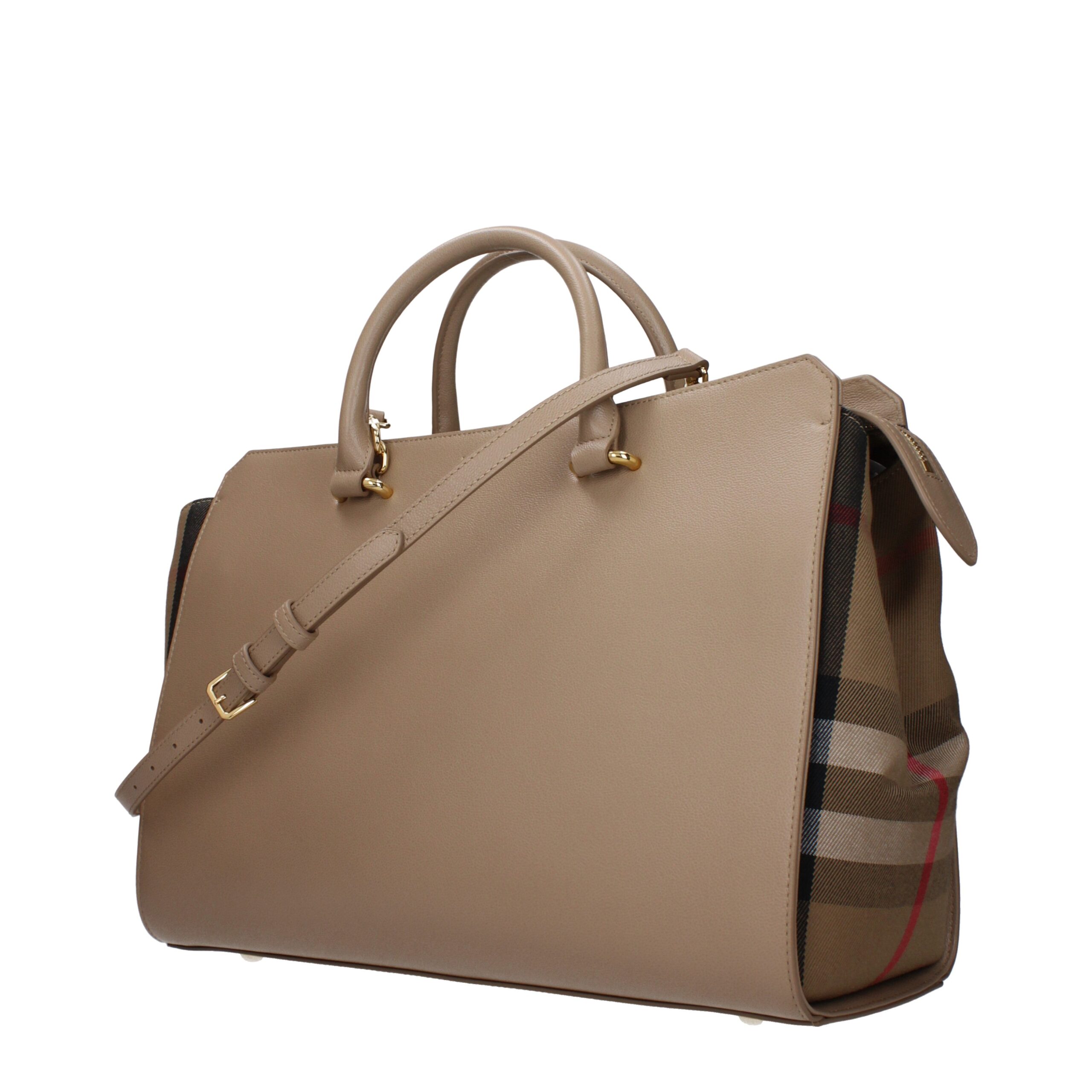 Burberry Beige Leather Handbag - Image 2
