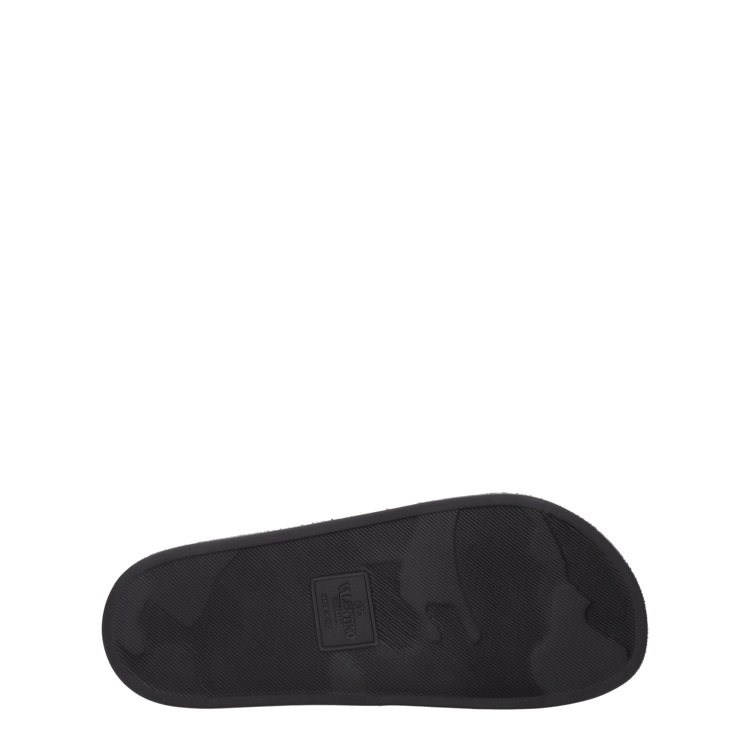 Valentino Garavani Black Cotton Slippers - Image 5