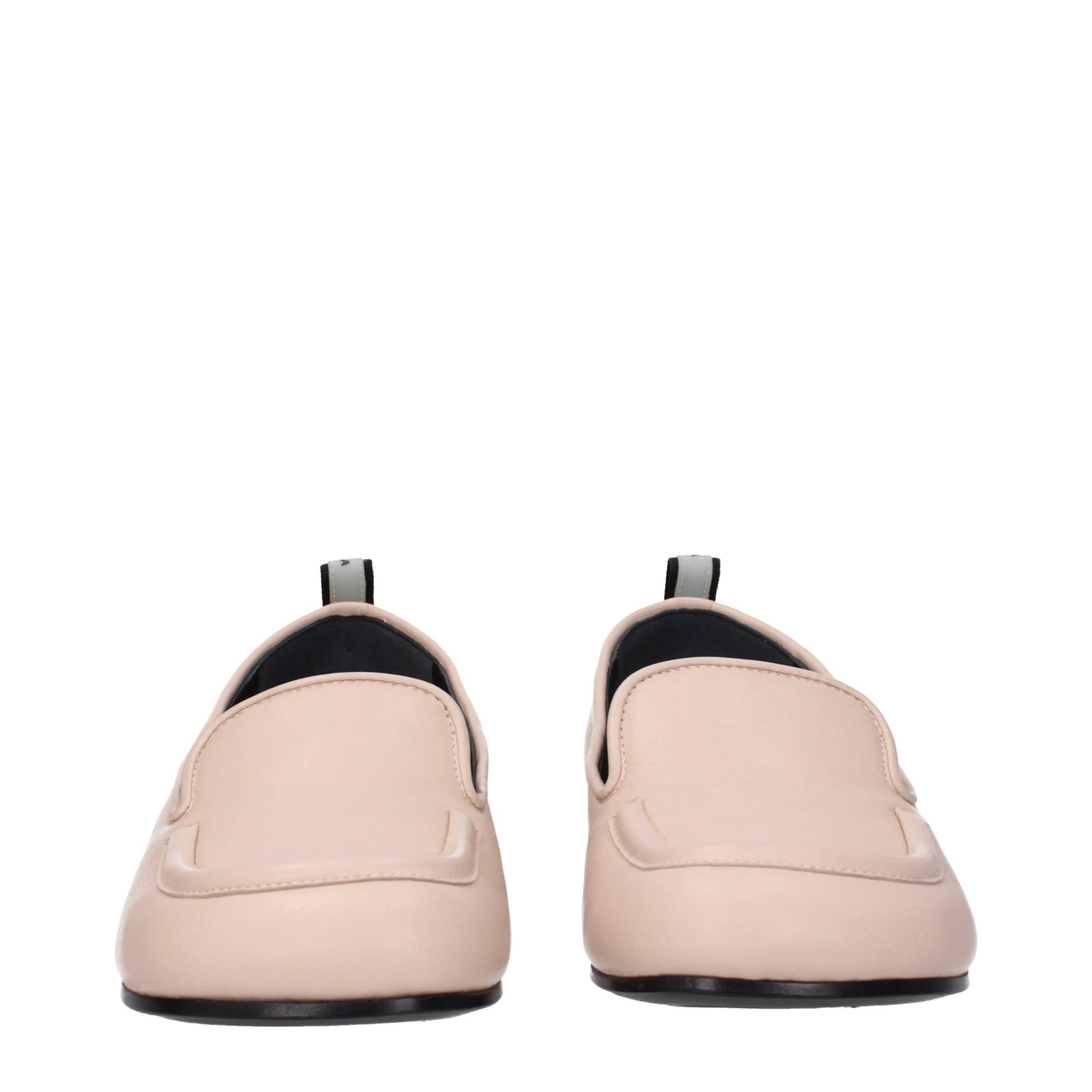 Premiata Pink Leather Slip-On Loafers - Image 3
