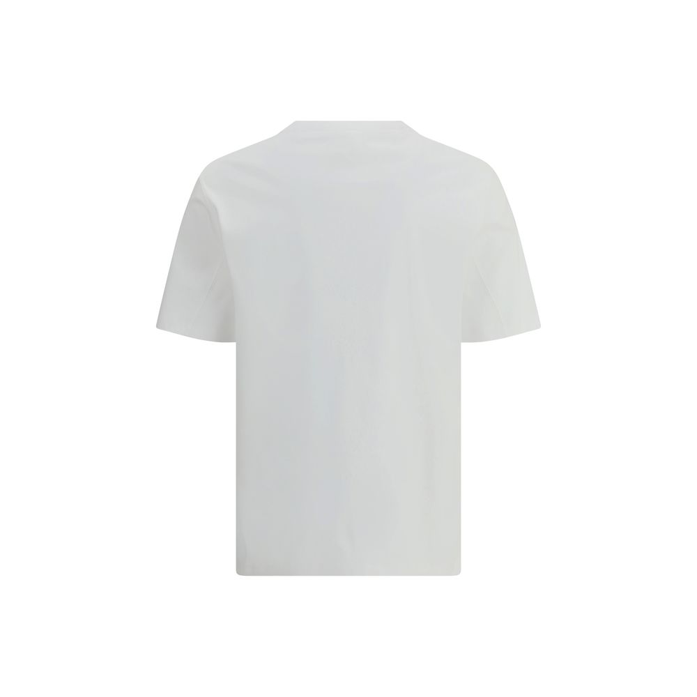 Brunello Cucinelli White Cotton T-Shirt - Image 2
