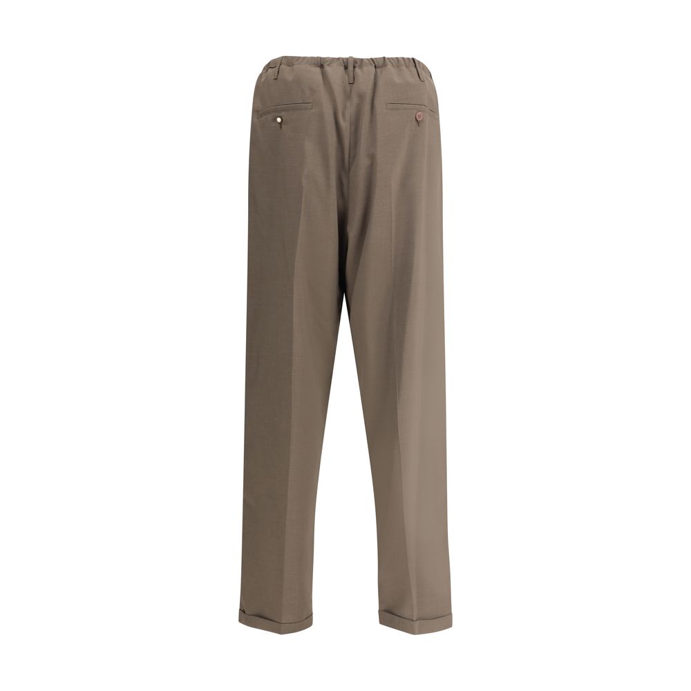 Magliano Brown Polyester Casual Pants - Image 2