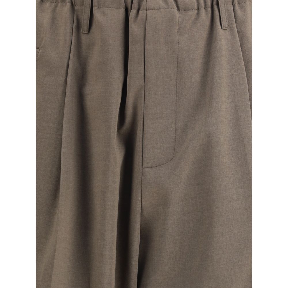 Magliano Brown Polyester Casual Pants - Image 3