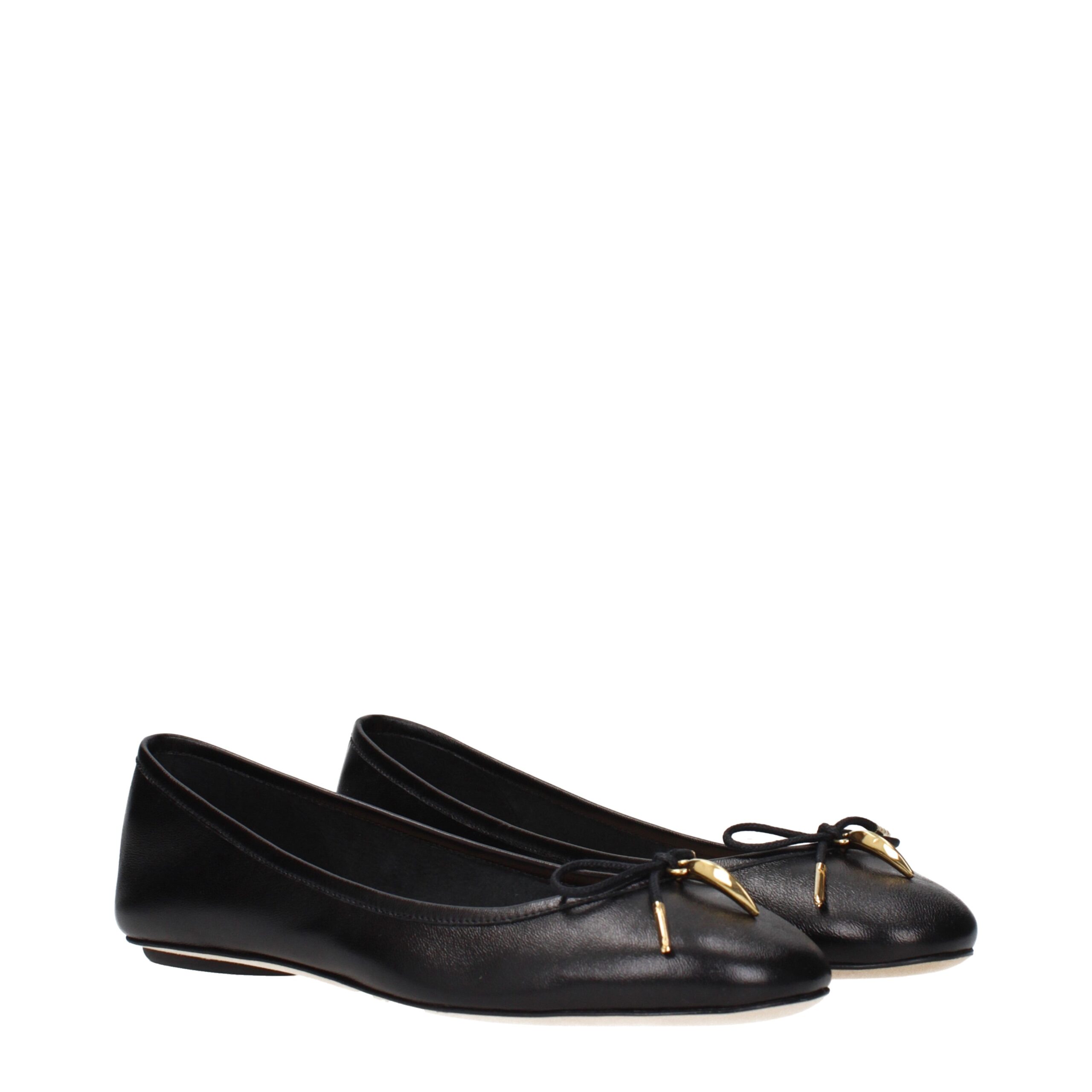 Chloé Black Leather Ballet Flats - Image 2