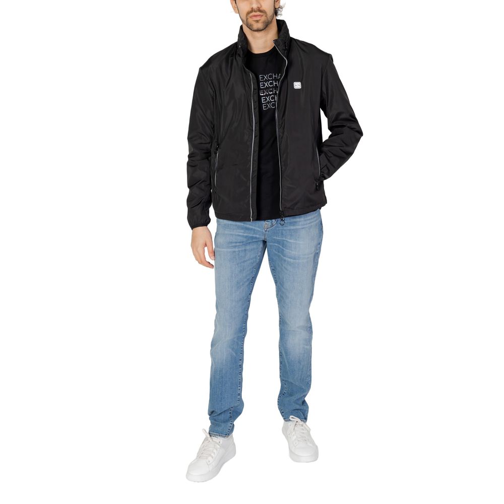 Armani Exchange Black Polyester Shell Jacket - Image 3