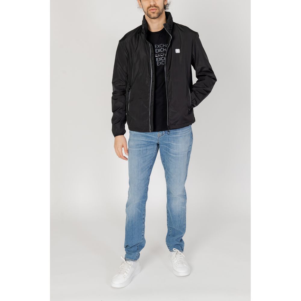 Armani Exchange Black Polyester Shell Jacket - Image 5