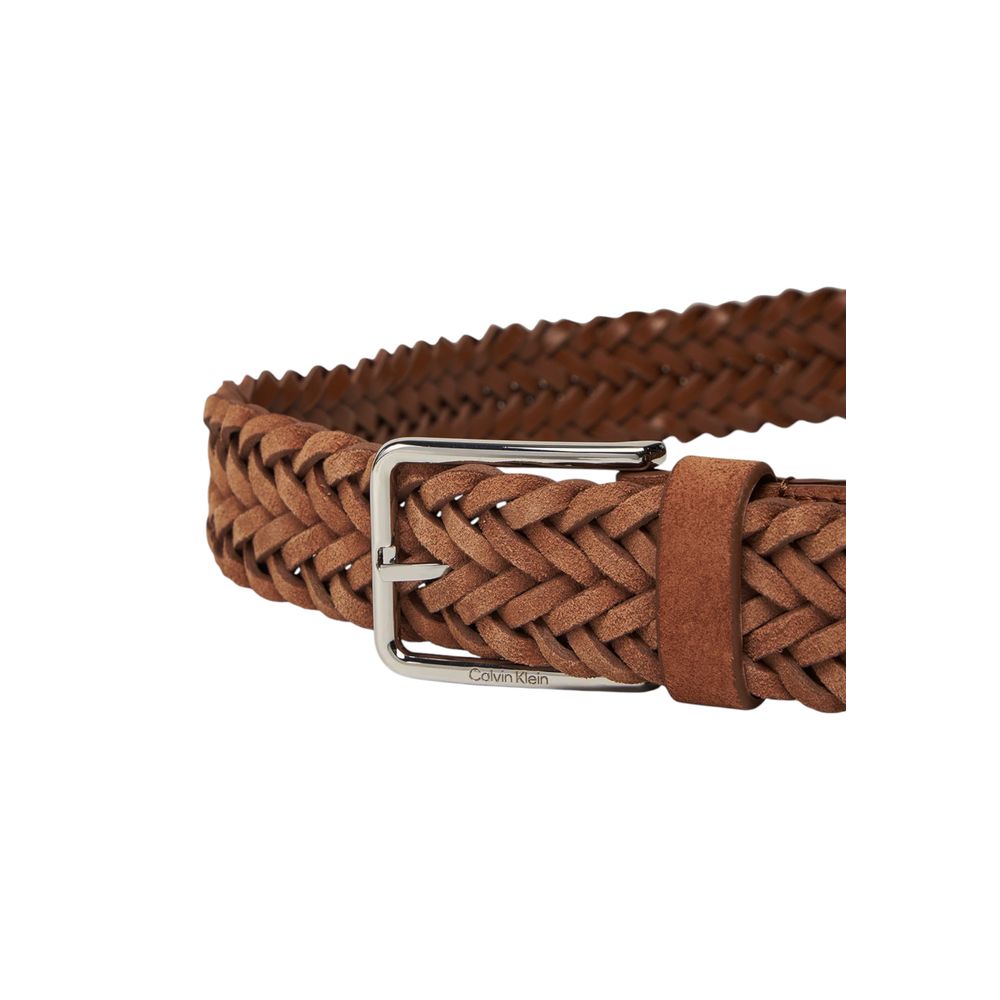 Calvin Klein Brown Leather Regular Belt - Image 3
