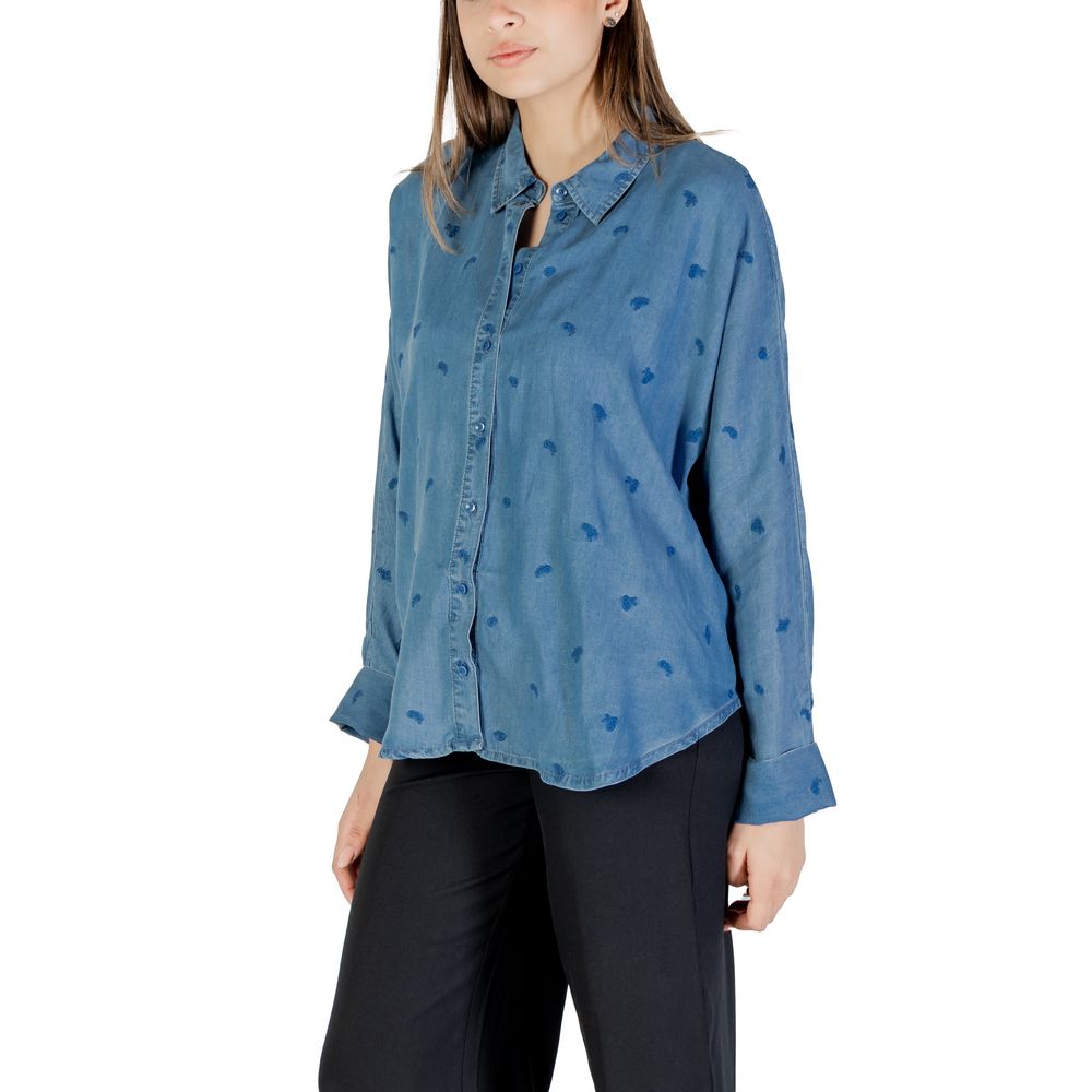 Only Blue Tencel Blouse - Image 3