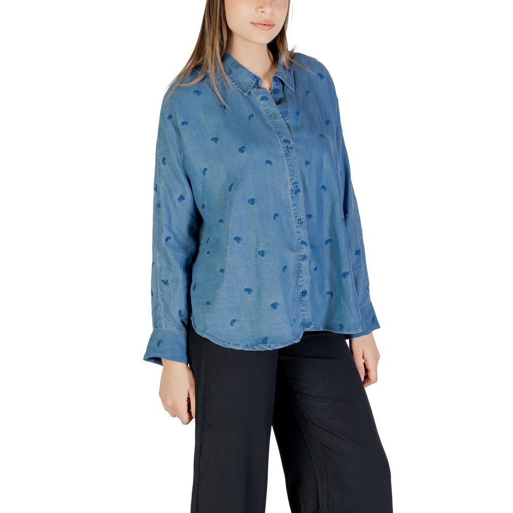 Only Blue Tencel Blouse - Image 4