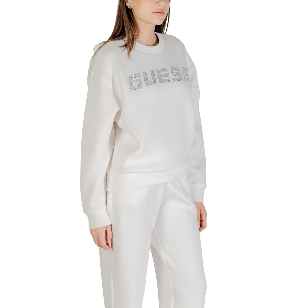 Guess Active Cream Viscose Sweatshirt - Image 4
