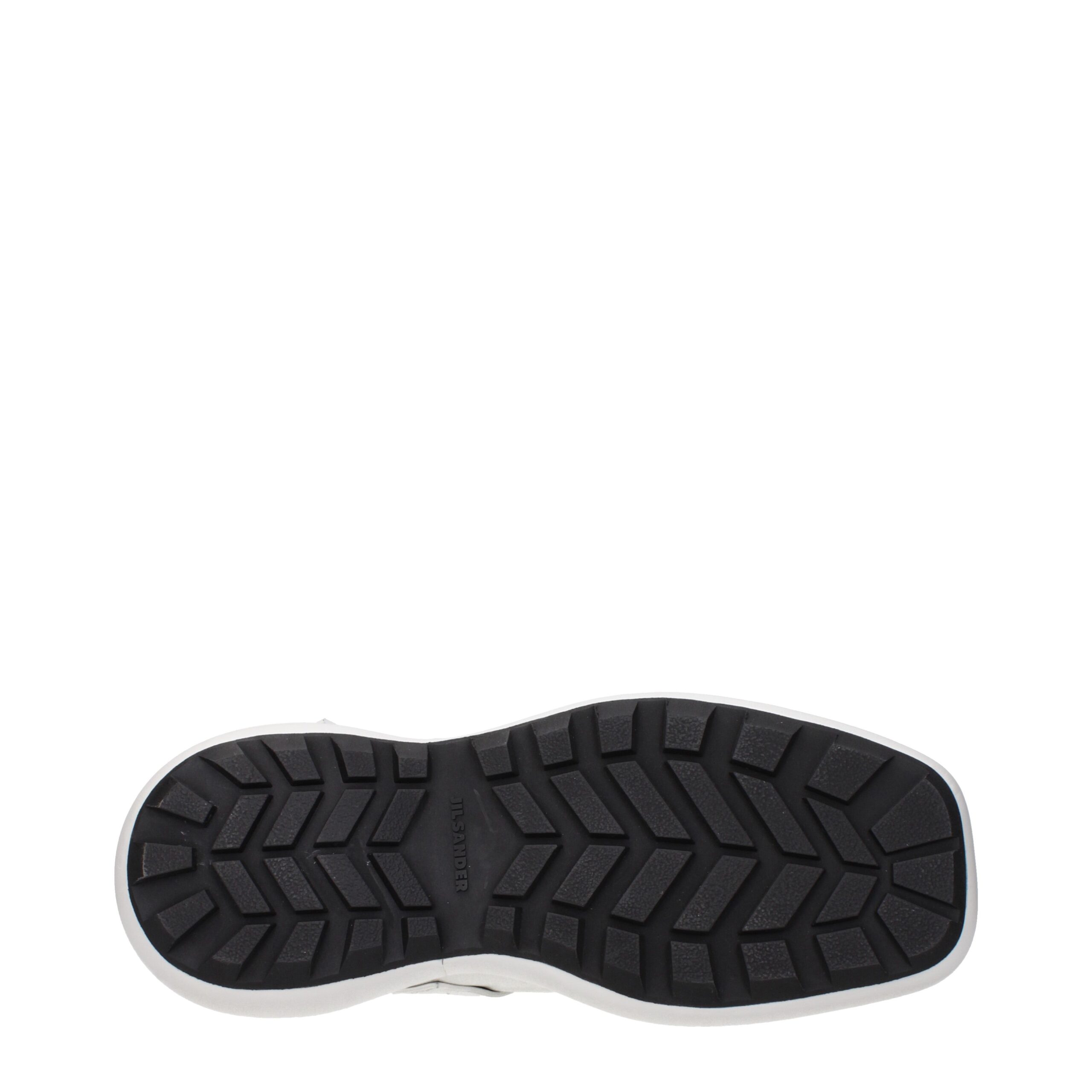 Jil Sander White Leather Slip-On Loafers - Image 4