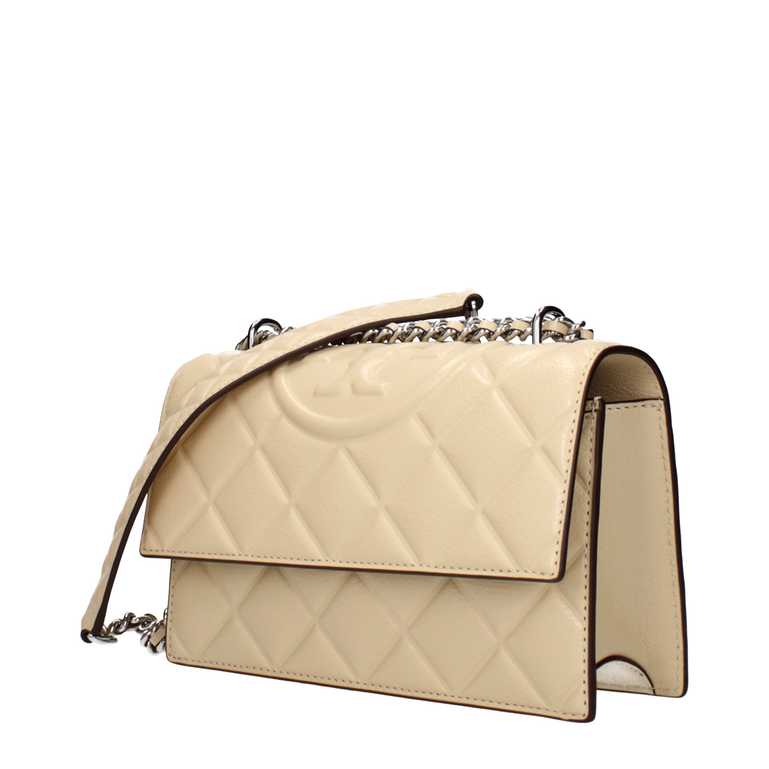 Tory Burch Beige Leather Crossbody Bag - Image 2