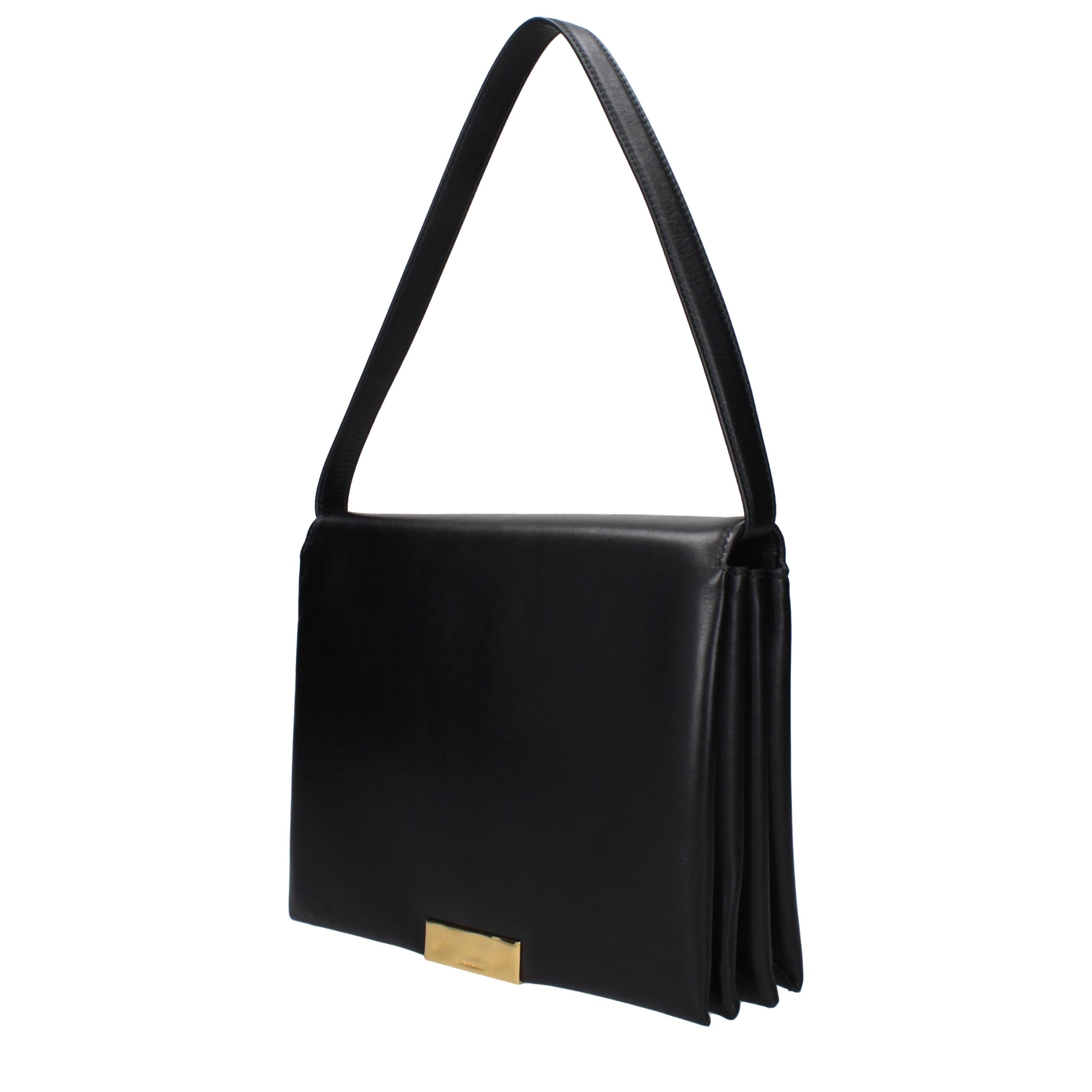 Jil Sander Black Leather Shoulder Bag - Image 2