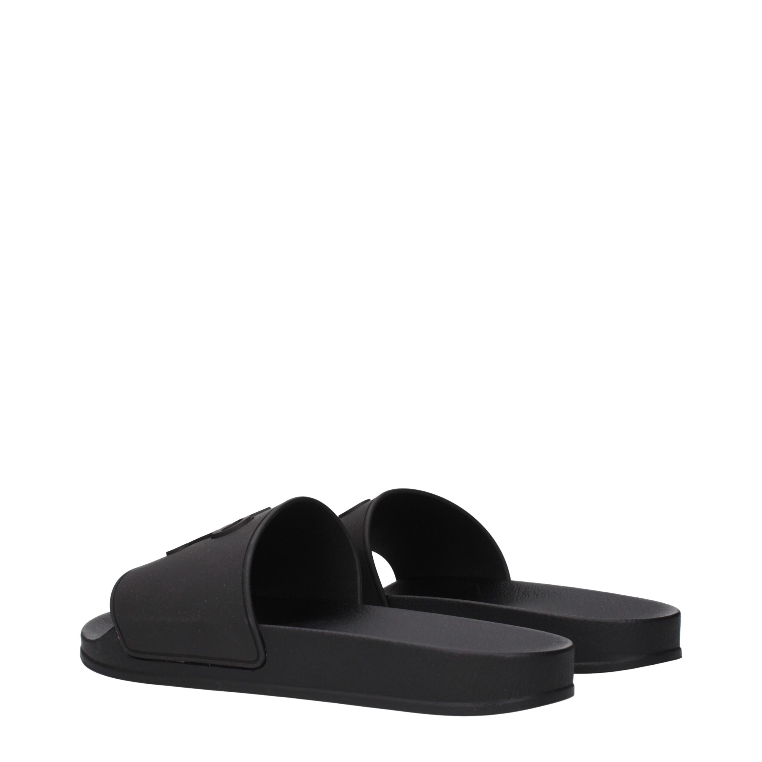 Palm Angels Black Cotton Slippers - Image 4