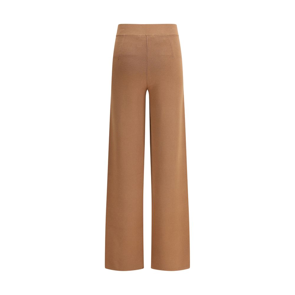 Max Mara Brown Viscose Casual Pants - Image 2