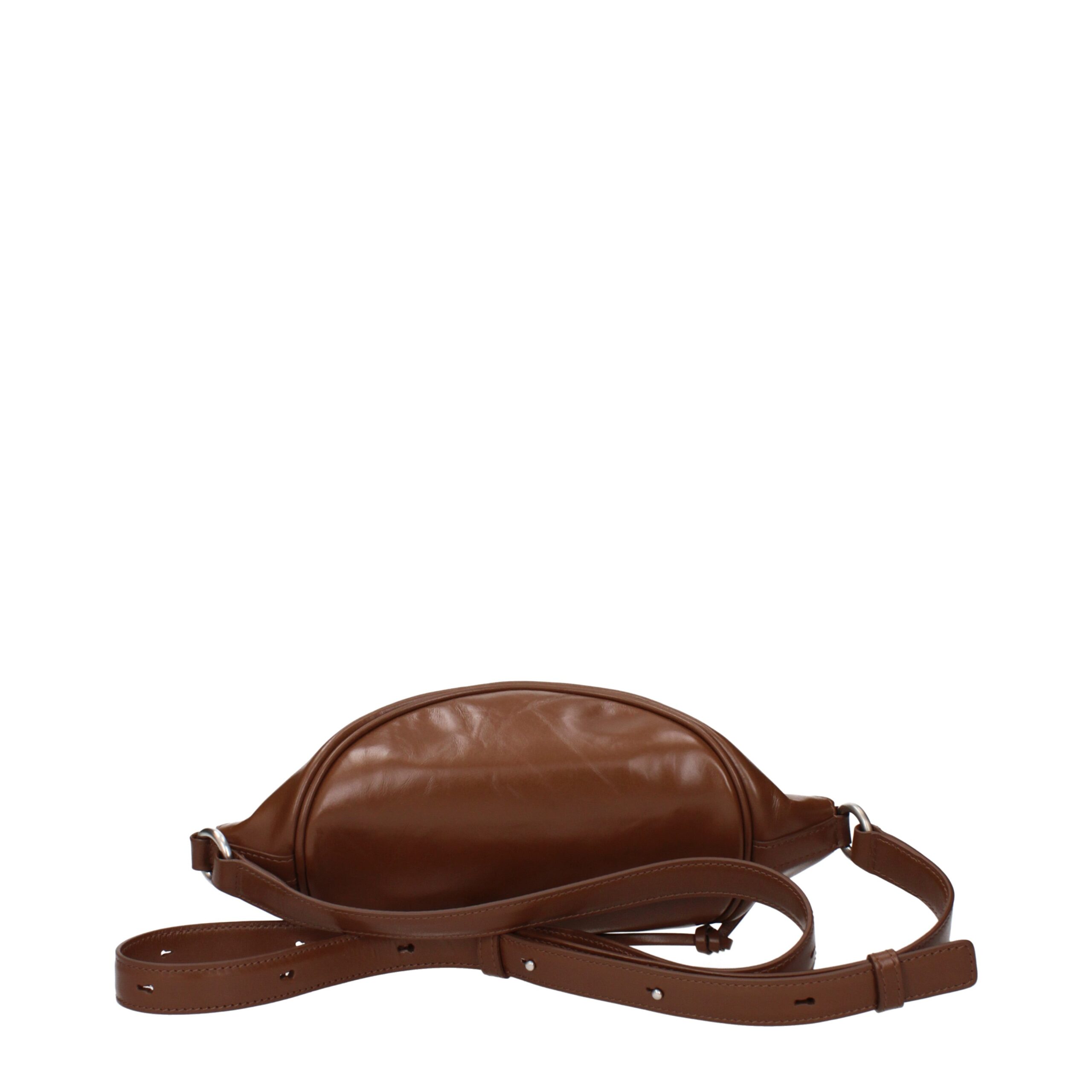 Jil Sander Brown Leather Crossbody Bag - Image 3