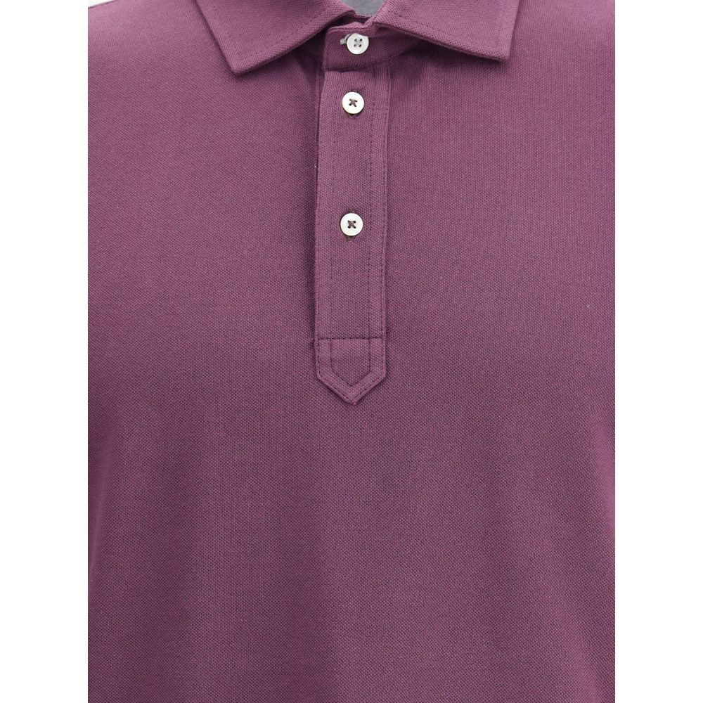 Brunello Cucinelli Multicolor Cotton Polo Shirt - Image 3