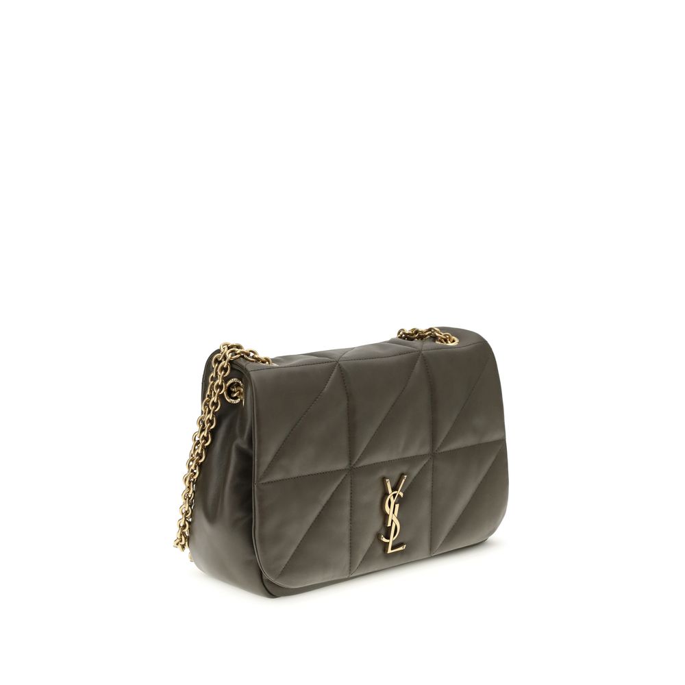 Saint Laurent Bicolor Calf Leather Bos Taurus Shoulder Bag - Image 2