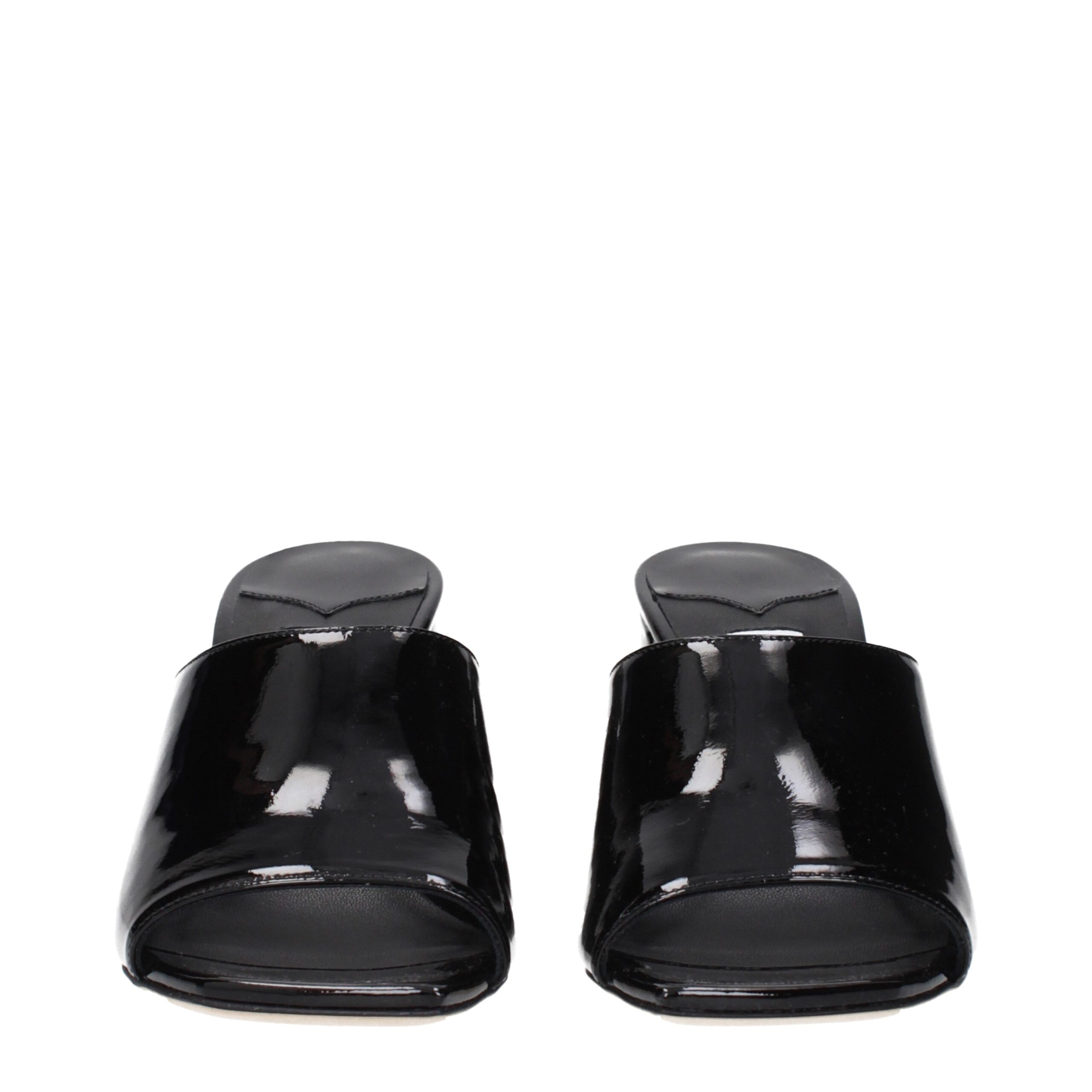 Jimmy Choo Black Leather Platform Sandals - Image 2