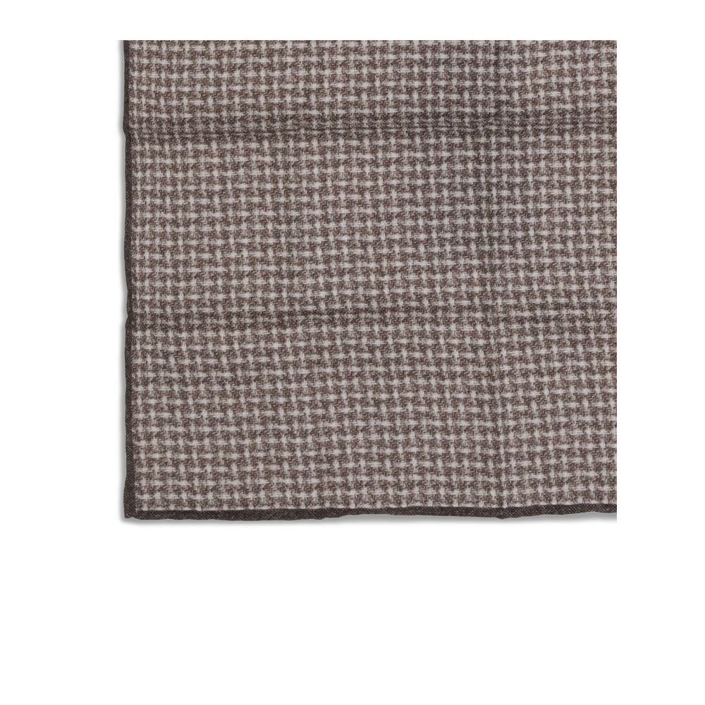 Brunello Cucinelli Brown Silk Scarf - Image 3