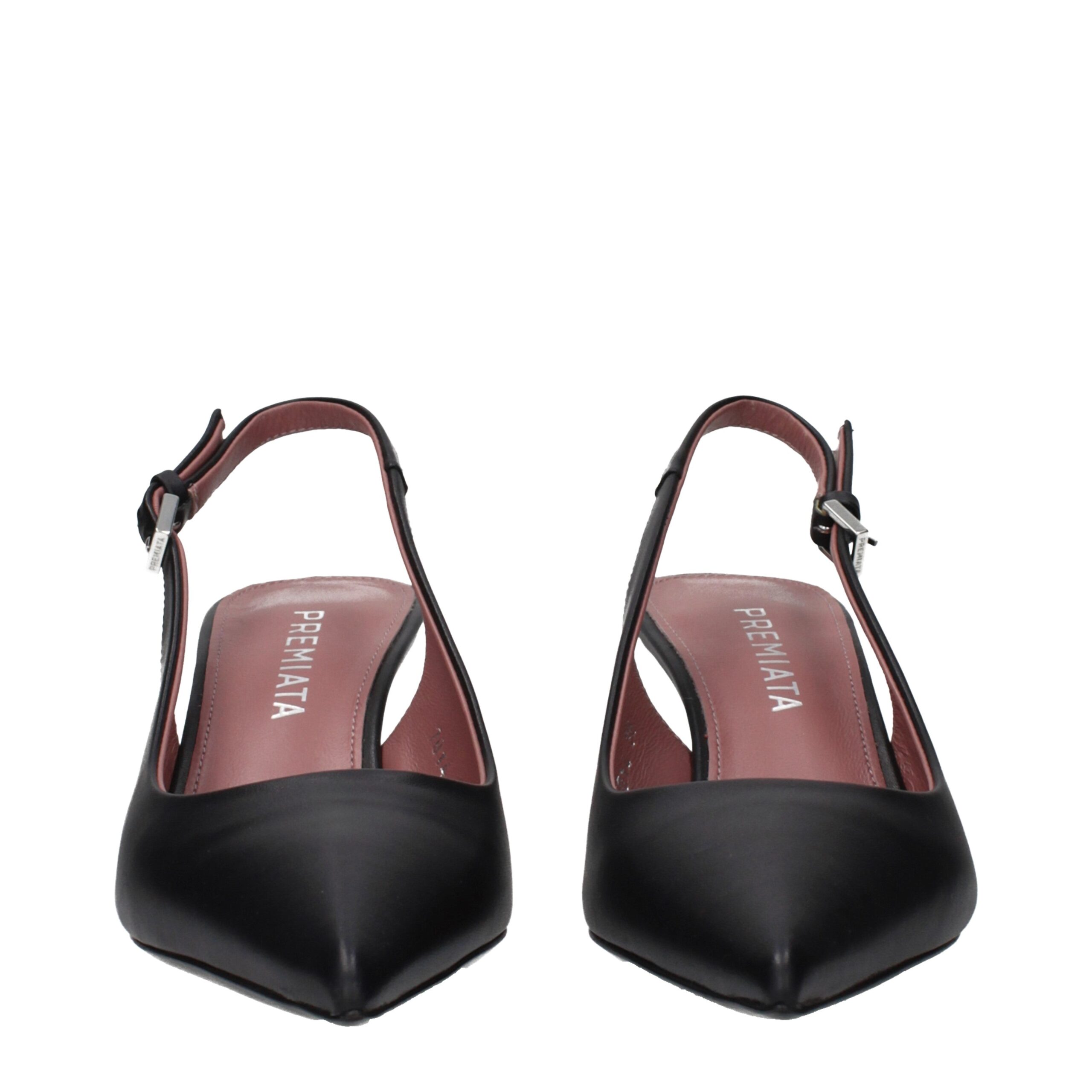 Premiata Black Leather Platform Pumps - Image 3