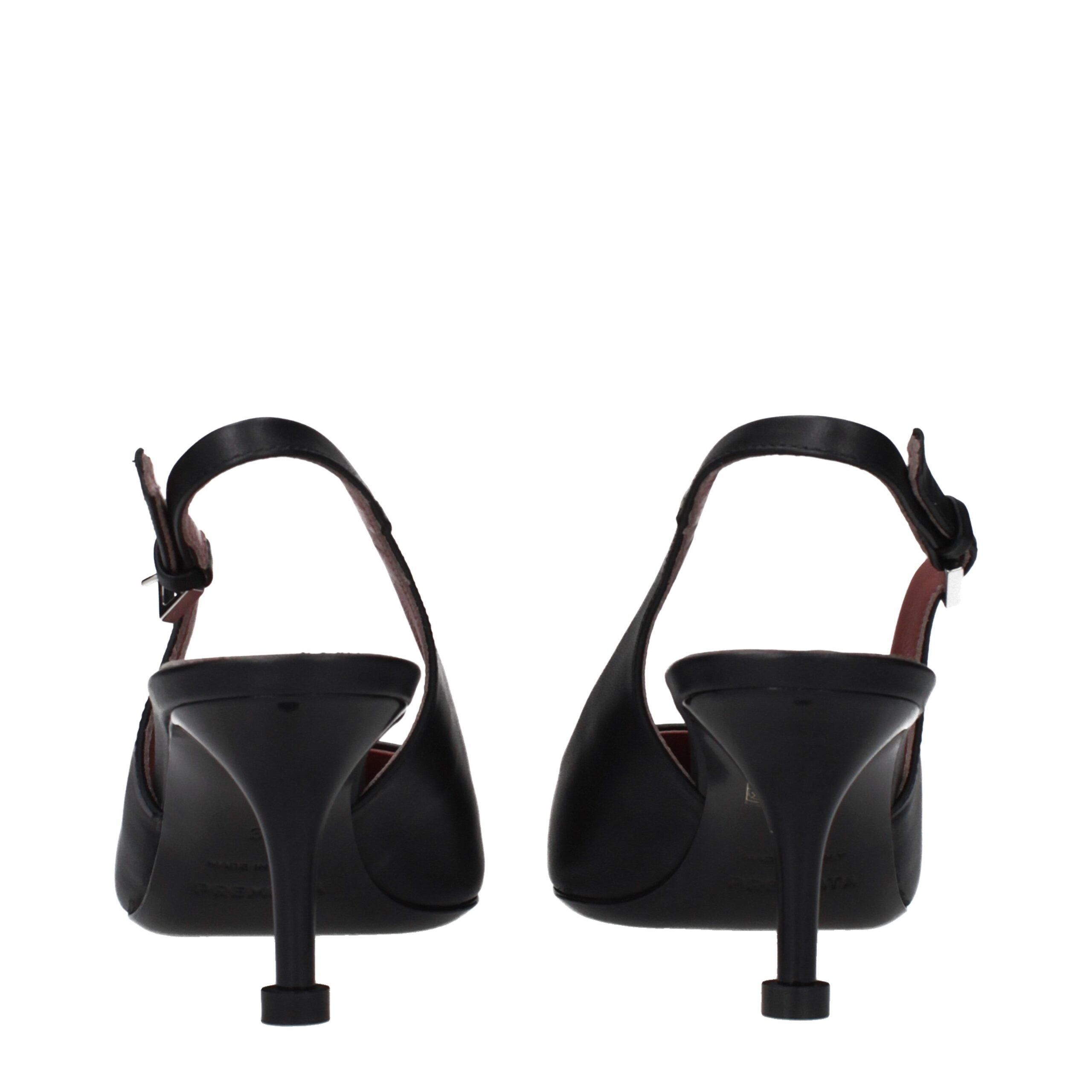 Premiata Black Leather Platform Pumps - Image 5