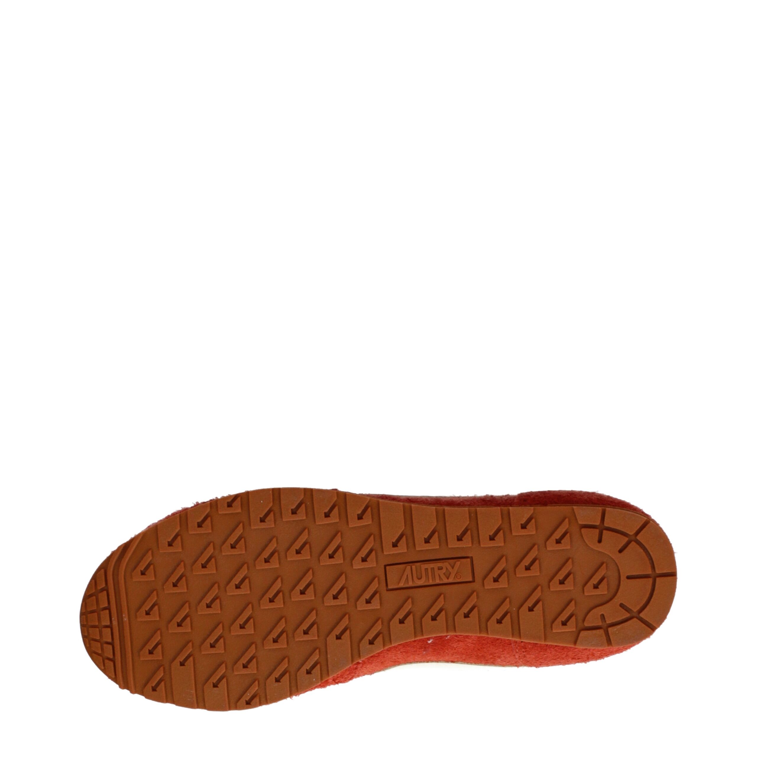 Autry Orange Leather Sneakers - Image 5