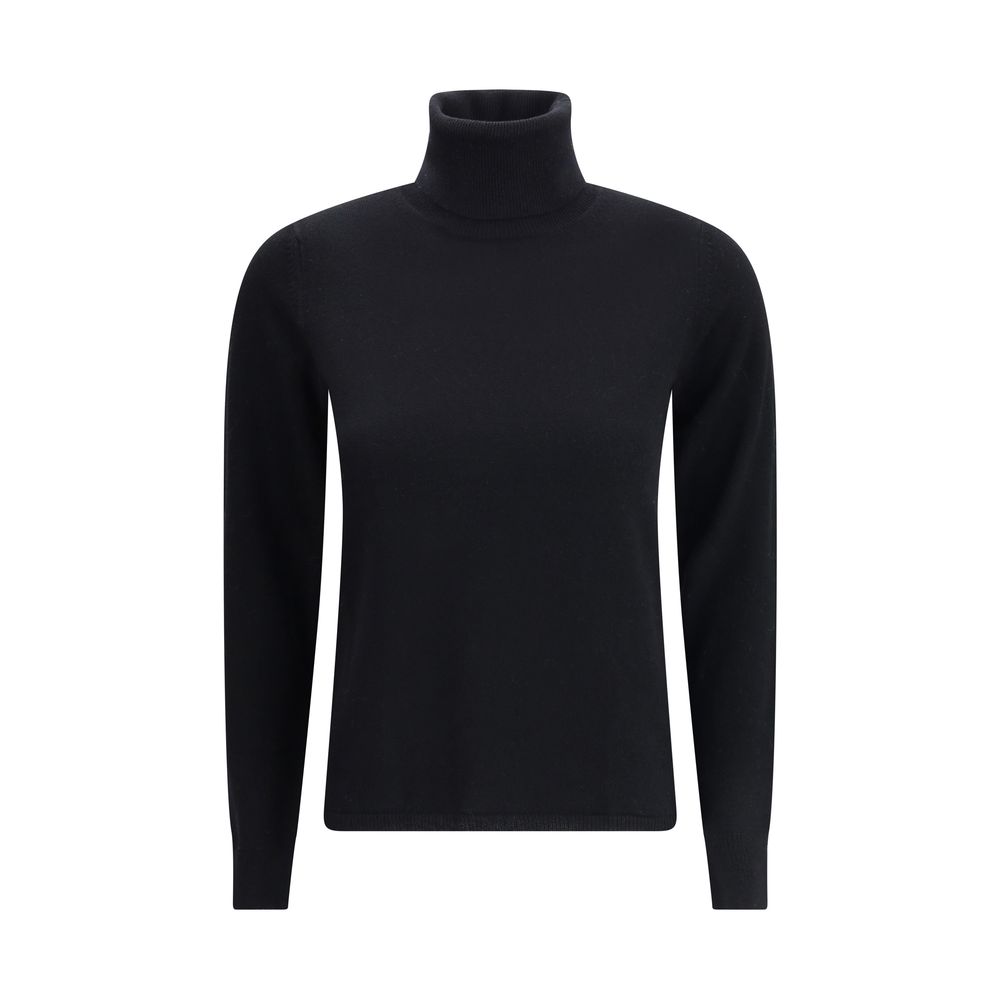 Max Mara Black Wool Turtleneck