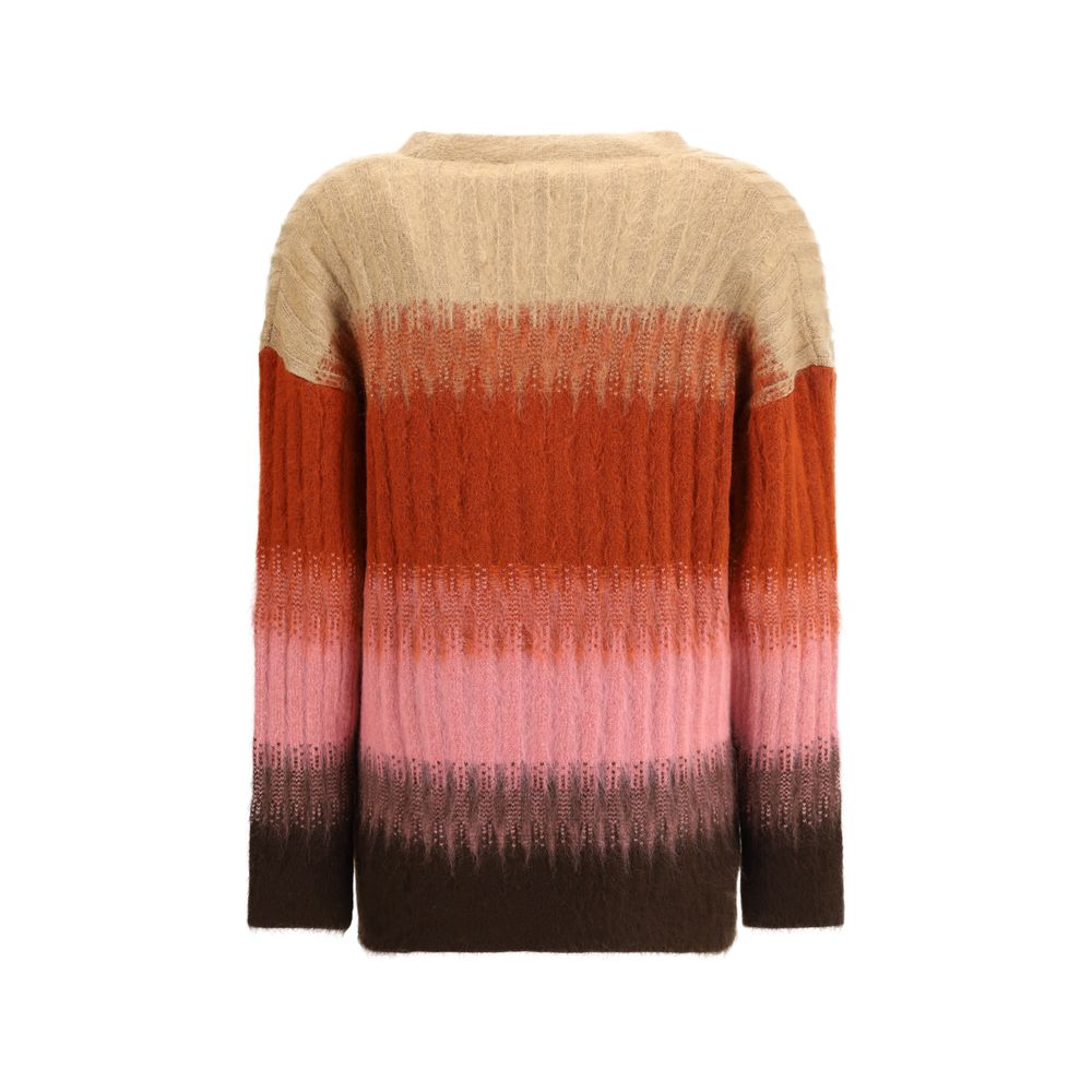 Fendi Multicolor Mohair Cardigan - Image 2