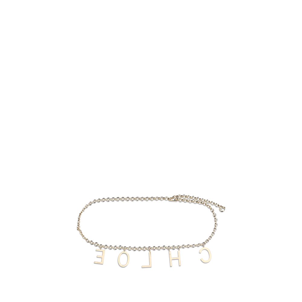 Chloé Gold Brass Regular Belt - Image 2