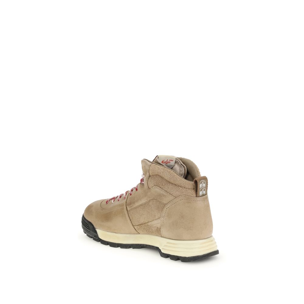 Autry Beige Rubber Lace-Up Boots - Image 3