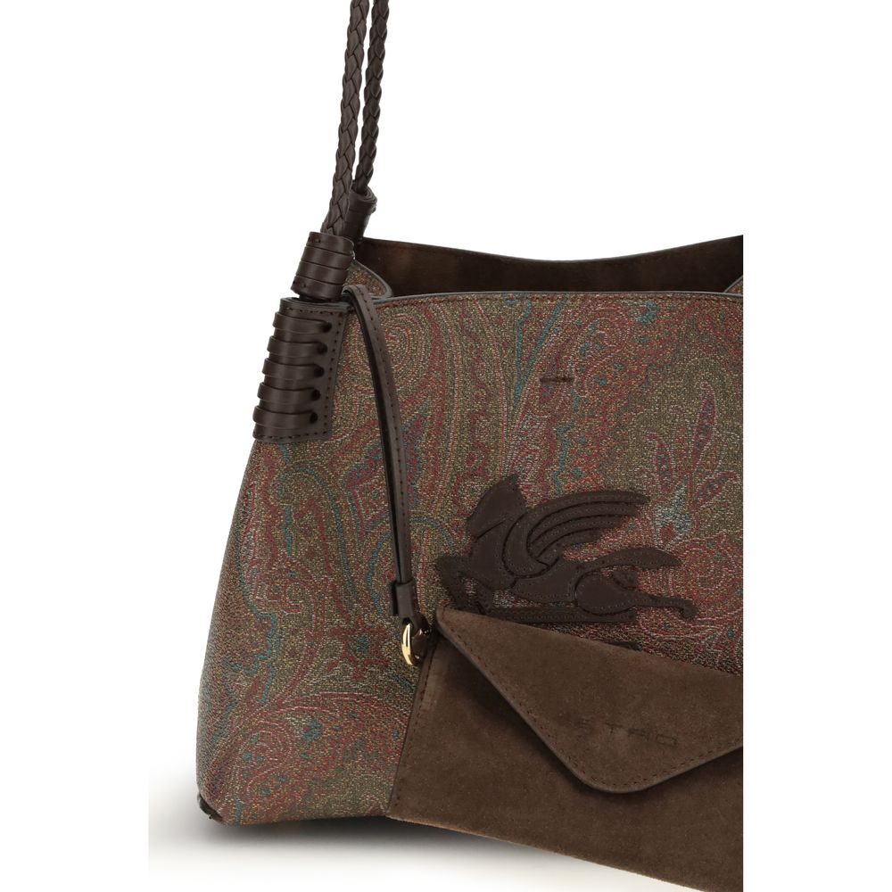 Etro Brown Pvc Shoulder Bag - Image 4