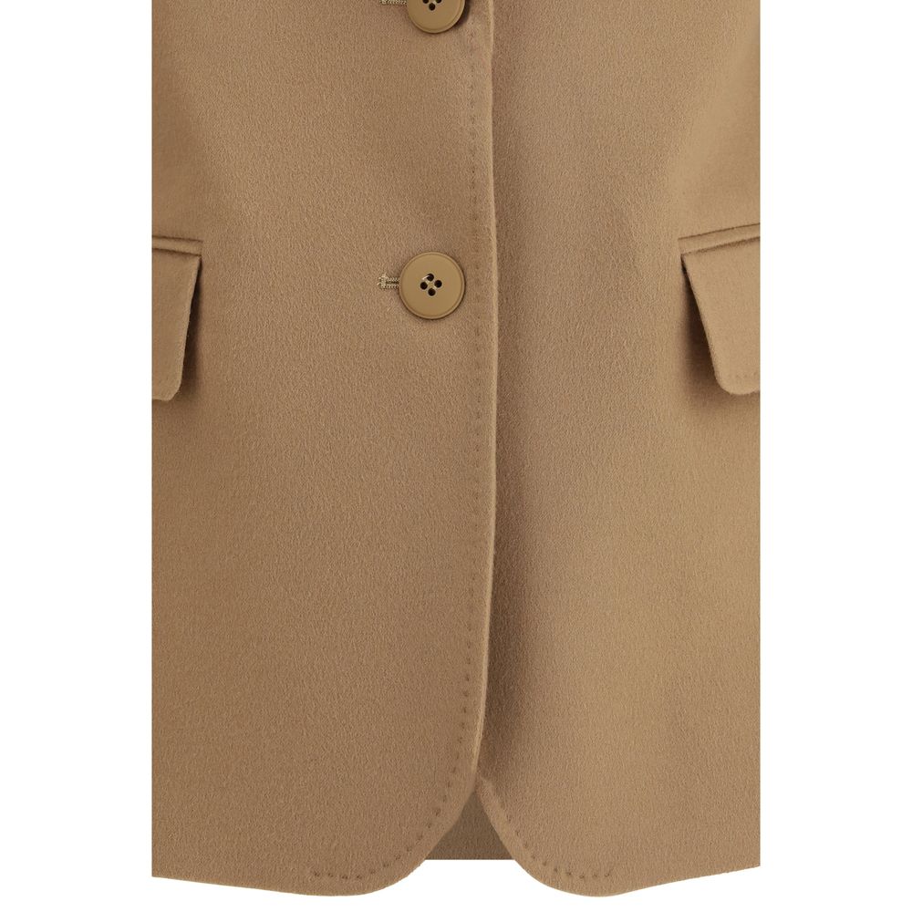 Max Mara Beige Fleece Wool Clothing - Image 3