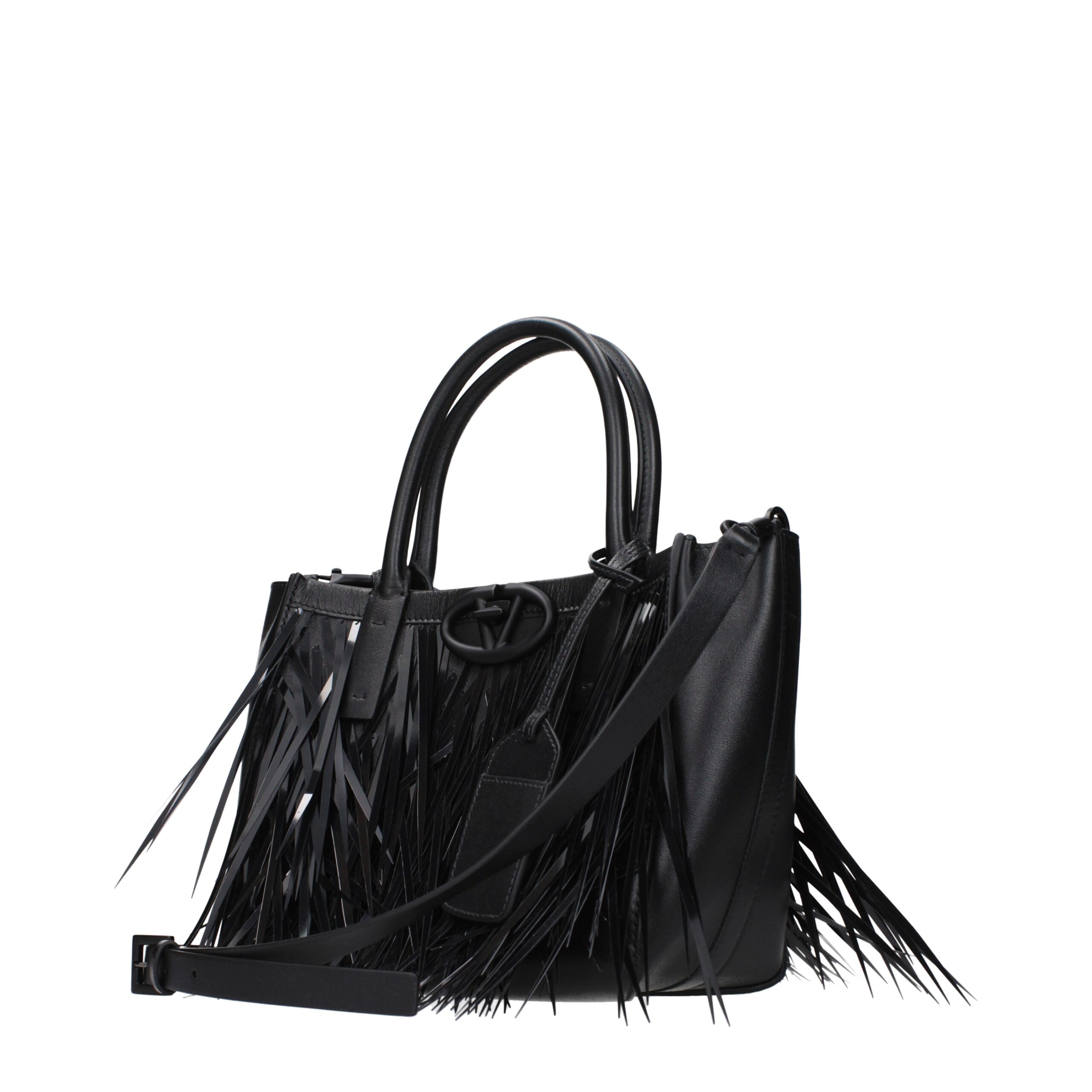 Valentino Garavani Black Leather Handbag - Image 2