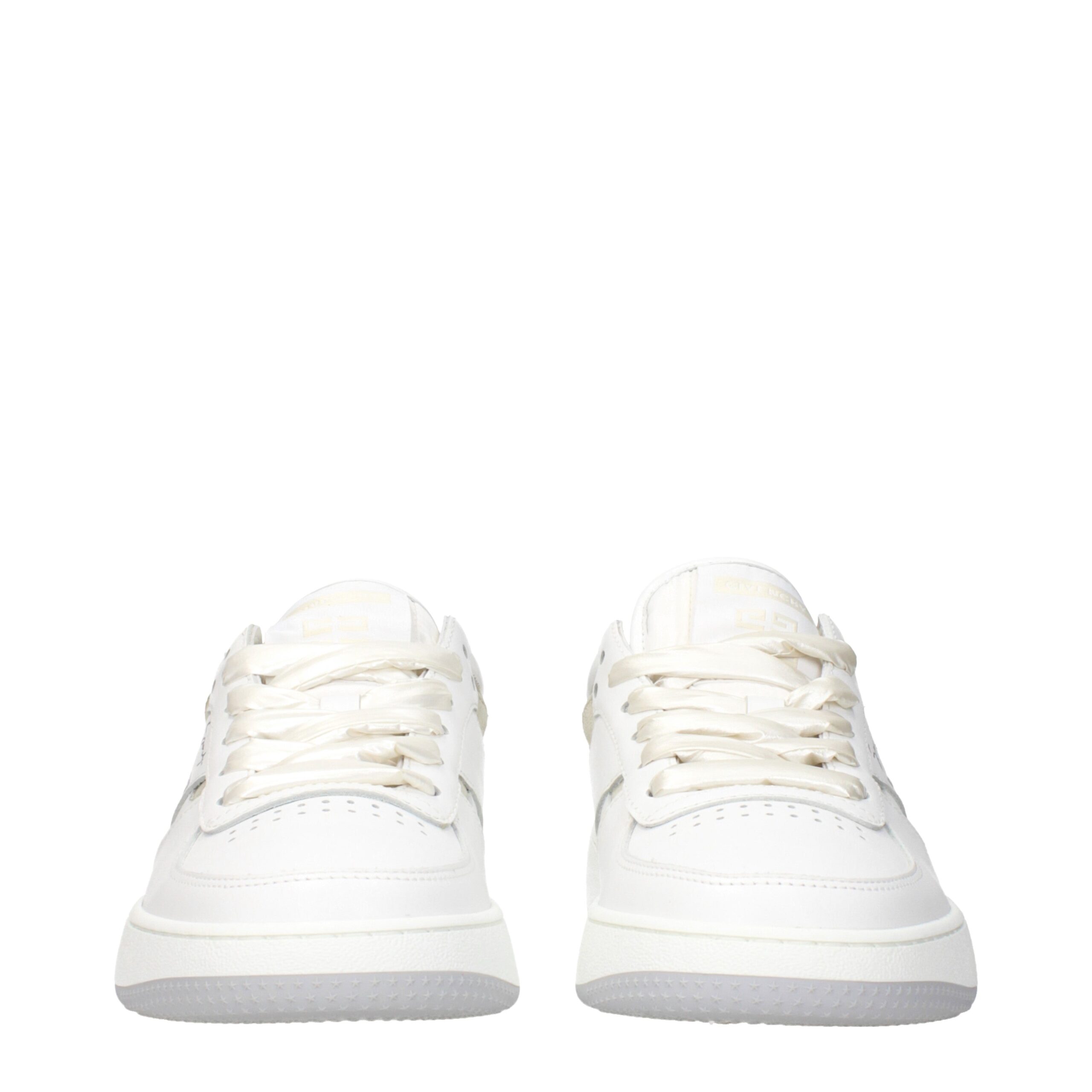 Givenchy White Leather Low Top Sneakers - Image 3