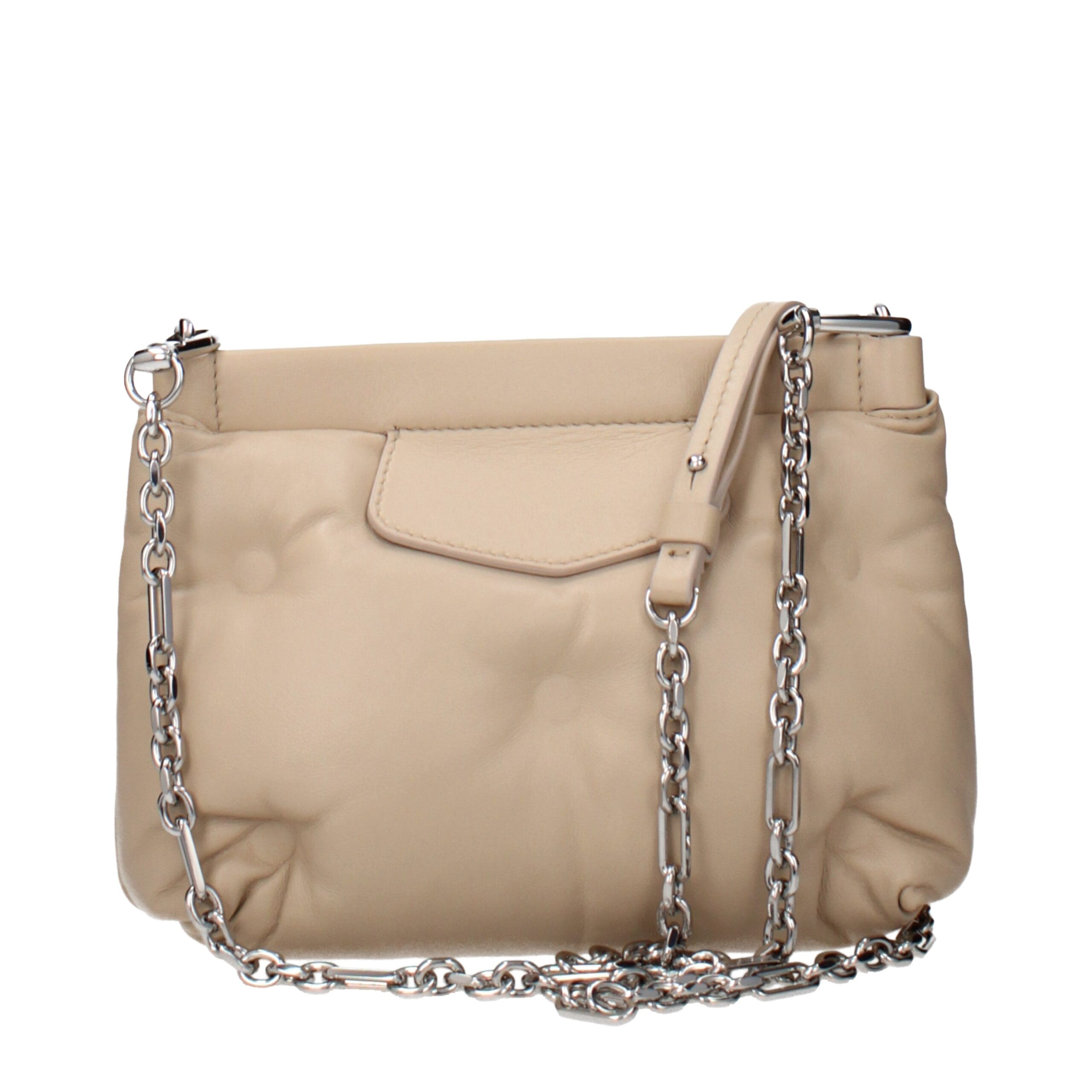 Maison Margiela Beige Leather Crossbody Bag - Image 3