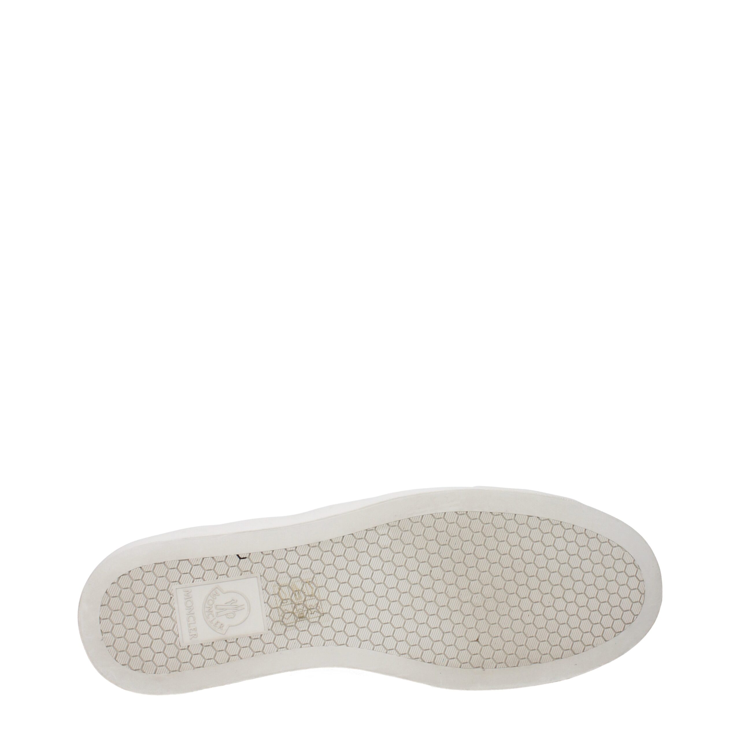 Moncler Blue Leather Low Top Sneakers - Image 5