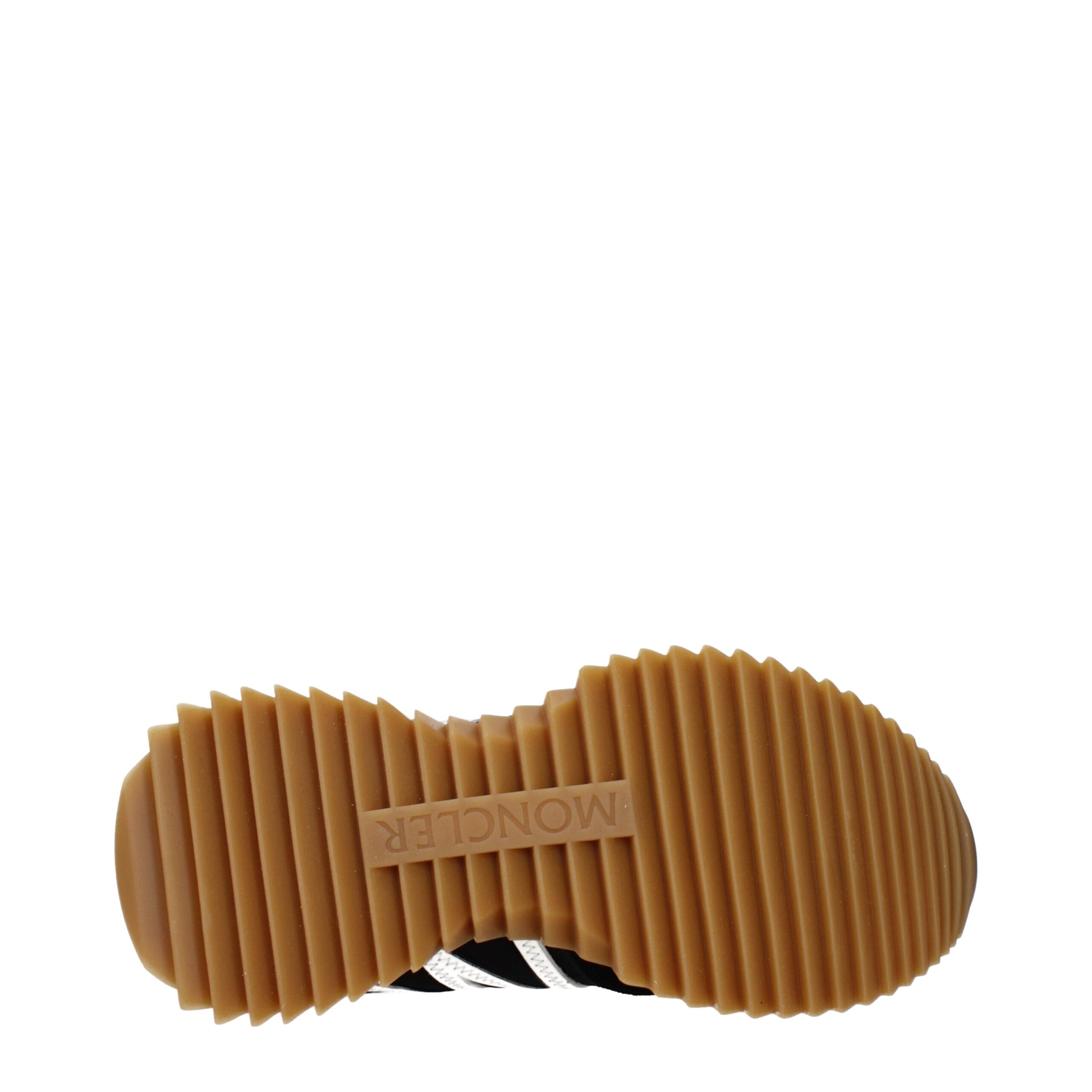 Moncler Black Fabric Low Top Sneakers - Image 5