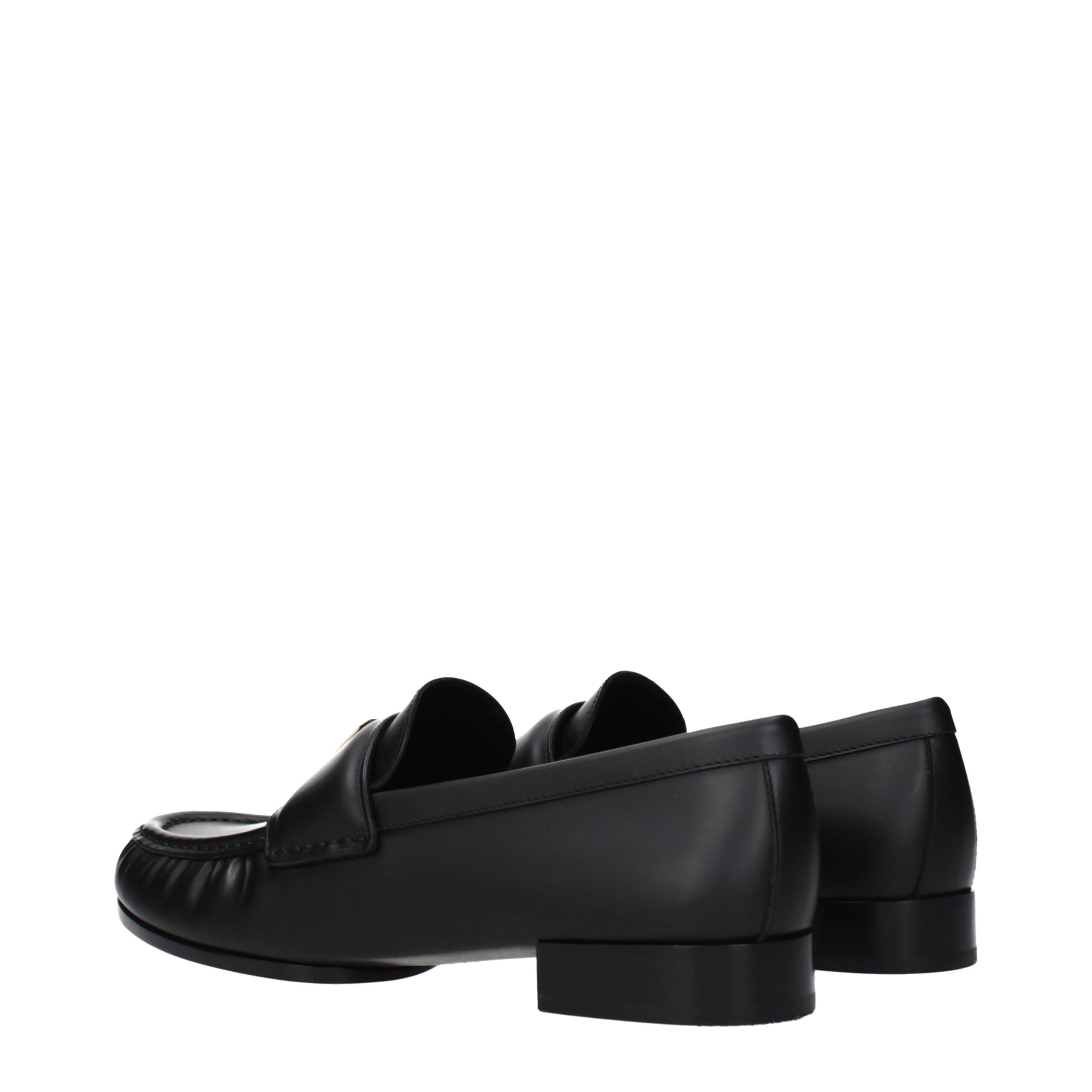 Givenchy Black Leather Slip-On Loafers - Image 4