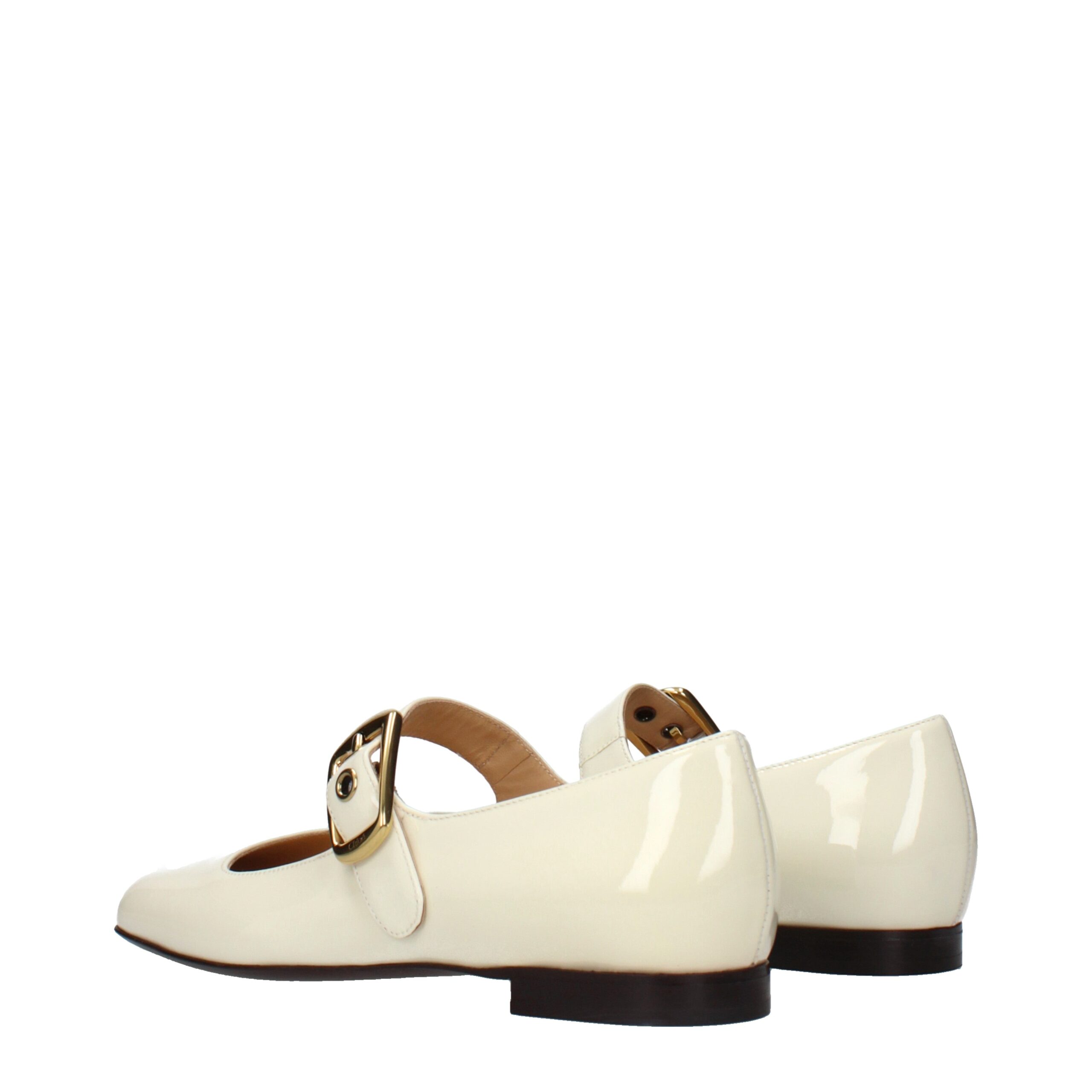 Chloé Beige Leather Ballet Flats - Image 4