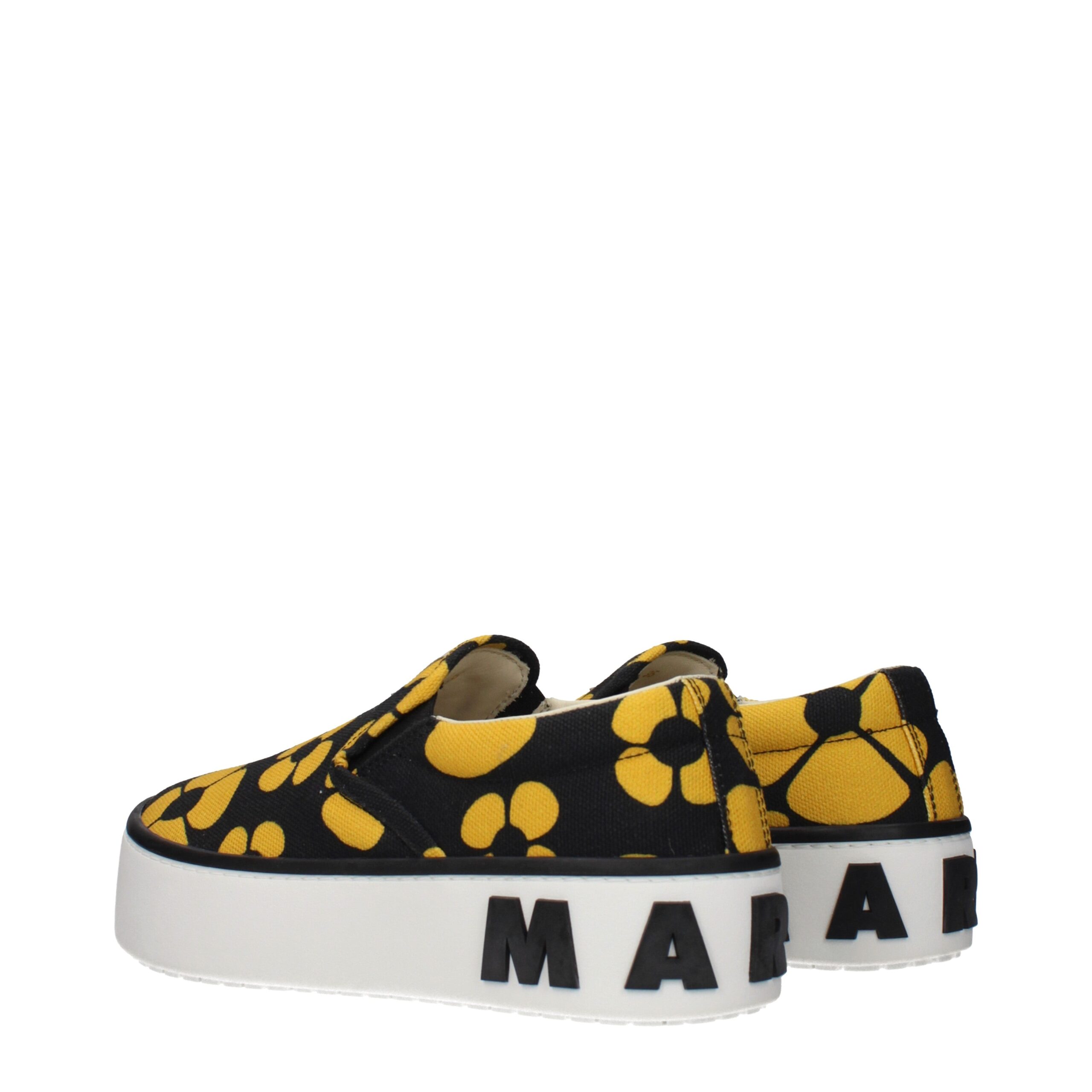 Marni Blue Fabric Slip-On Loafers - Image 4